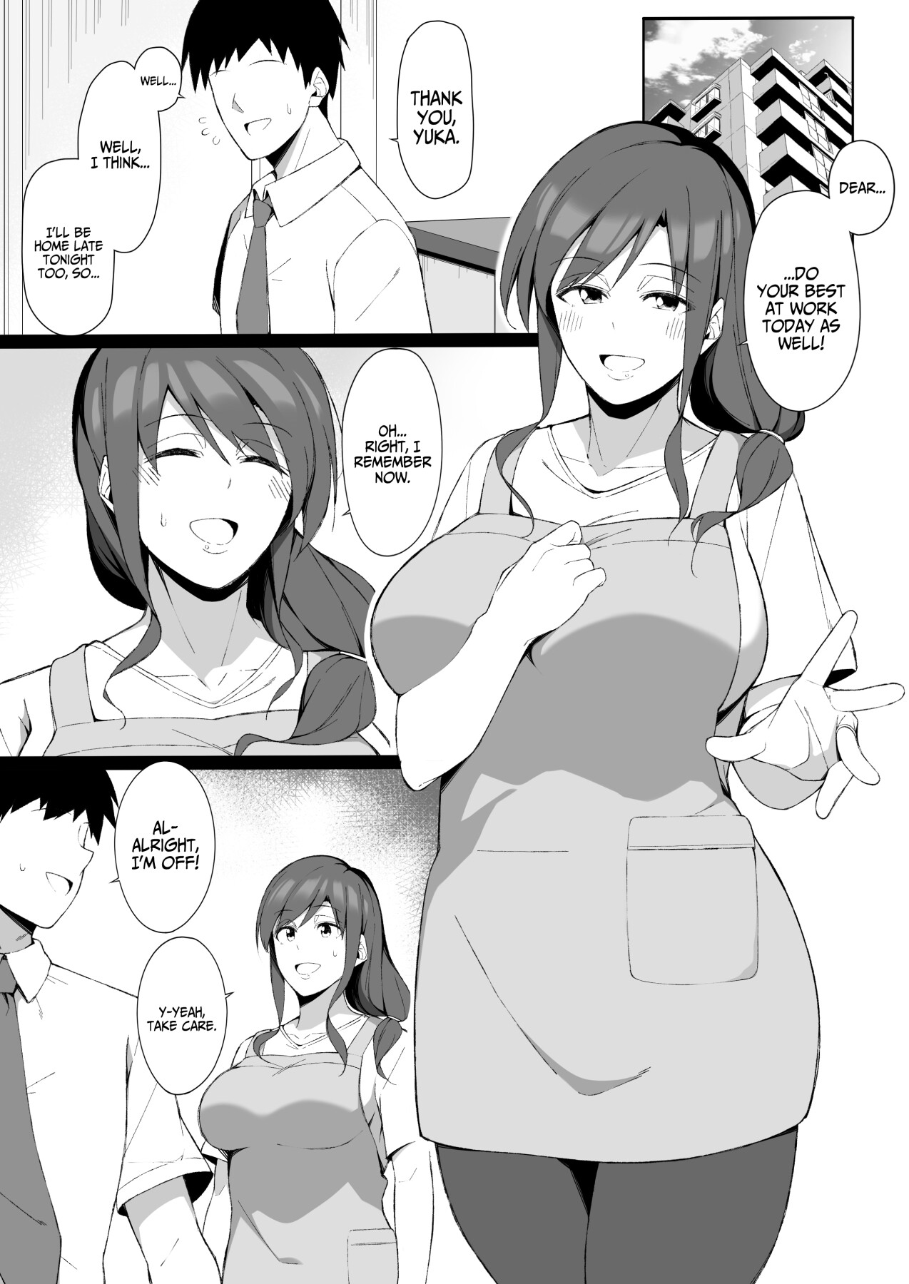 Hentai Manga Comic-Degeneracy of a Neat Housewife for a Man-Read-2